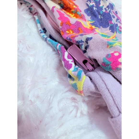 Bonds Wondersuit Baby Girls 0-3 Months Floral Zip Sleepsuit Romper lilac blooms - Picture 3 of 8